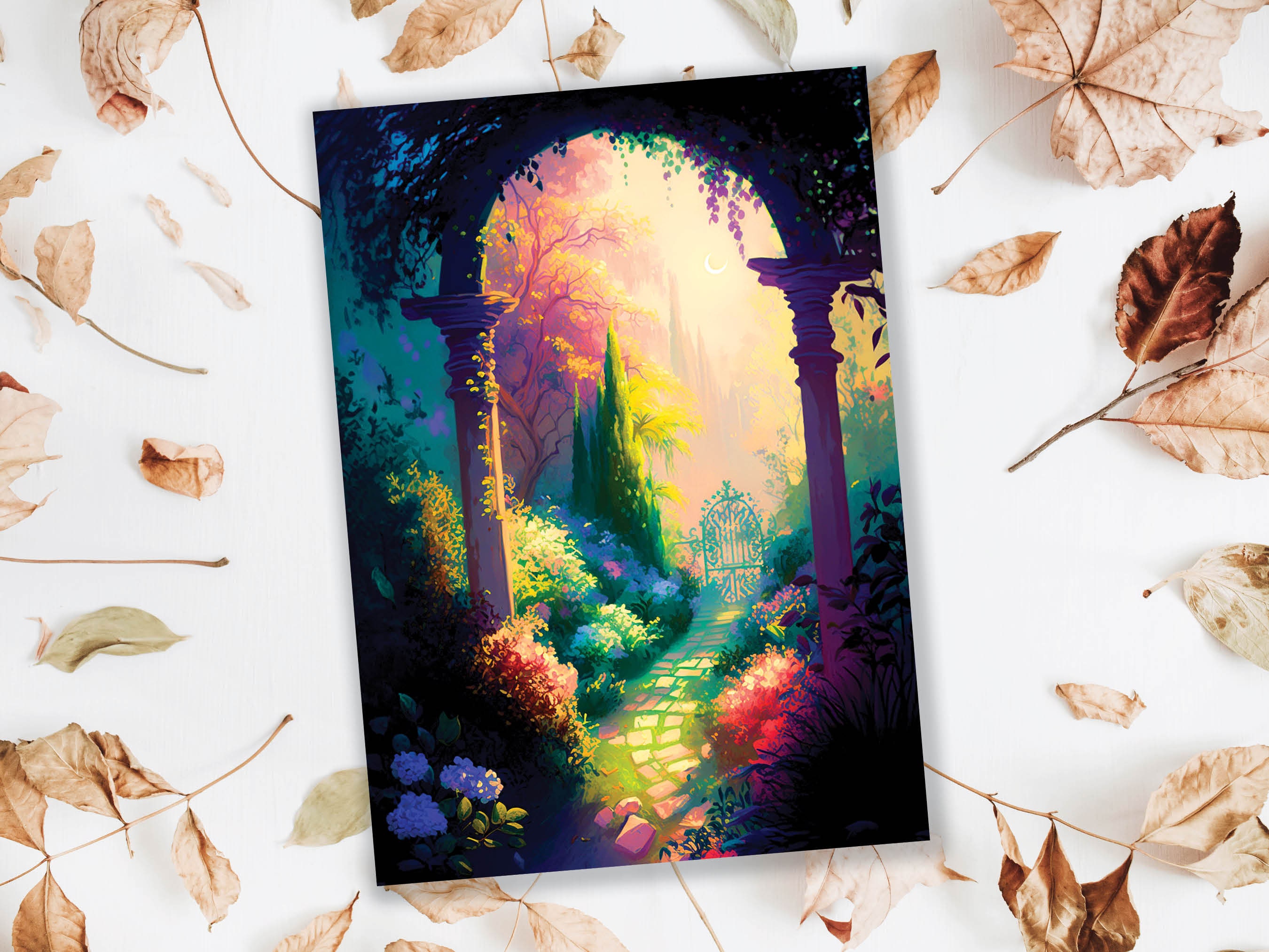 Safe Travels Card Mediterranean Garden Honeymoon Emigrating Wanderlust Retirement Moving Abroad New Life Adventures Gap Year Greeting Cards - View 8