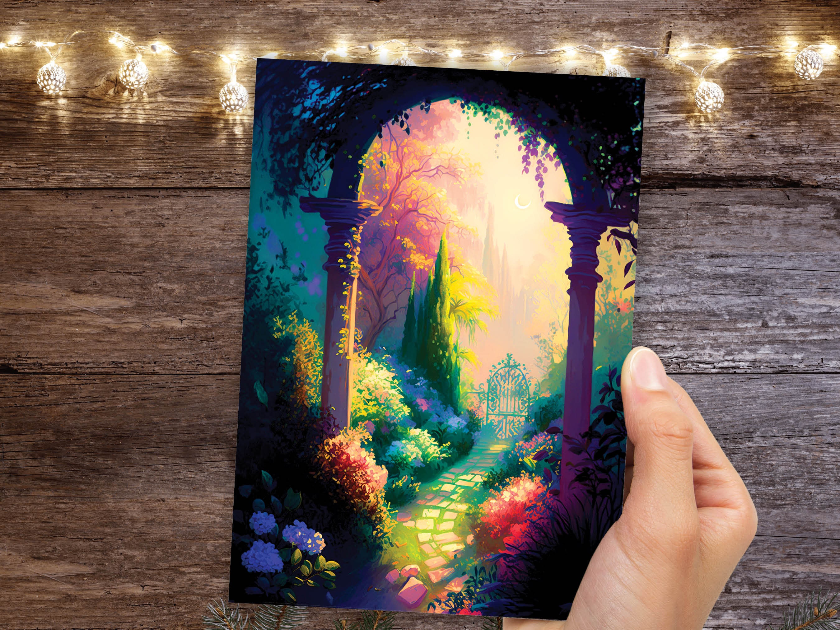 Safe Travels Card Mediterranean Garden Honeymoon Emigrating Wanderlust Retirement Moving Abroad New Life Adventures Gap Year Greeting Cards - View 9