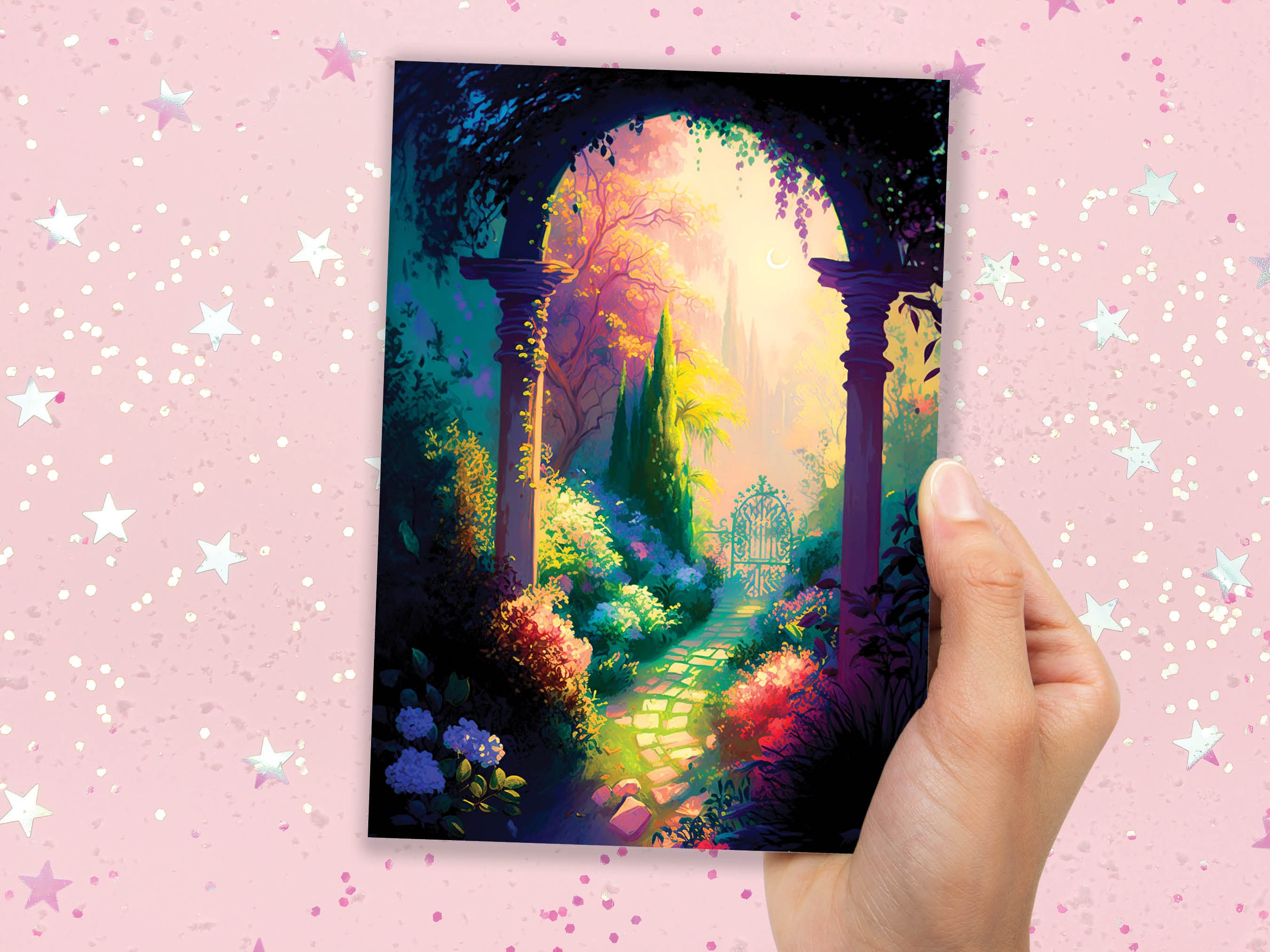 Safe Travels Card Mediterranean Garden Honeymoon Emigrating Wanderlust Retirement Moving Abroad New Life Adventures Gap Year Greeting Cards - View 6