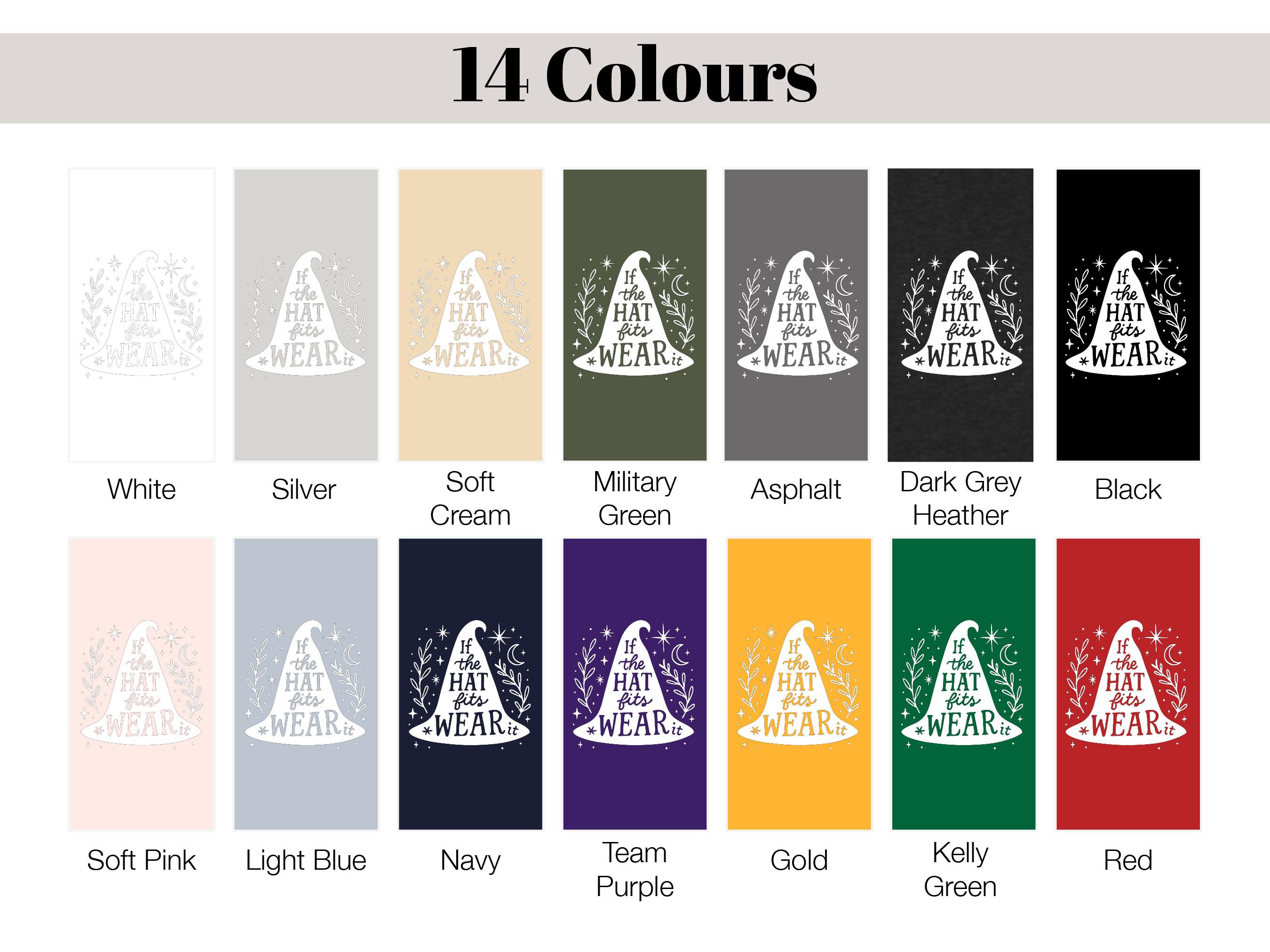 If the Hat Fits Wear It T-Shirt | Witchy Tee, Sarcastic Witch, Funny Wiccan Gift, Witchcraft Shirt, Witchcore Cottagecore Tee Empowerment - View 10