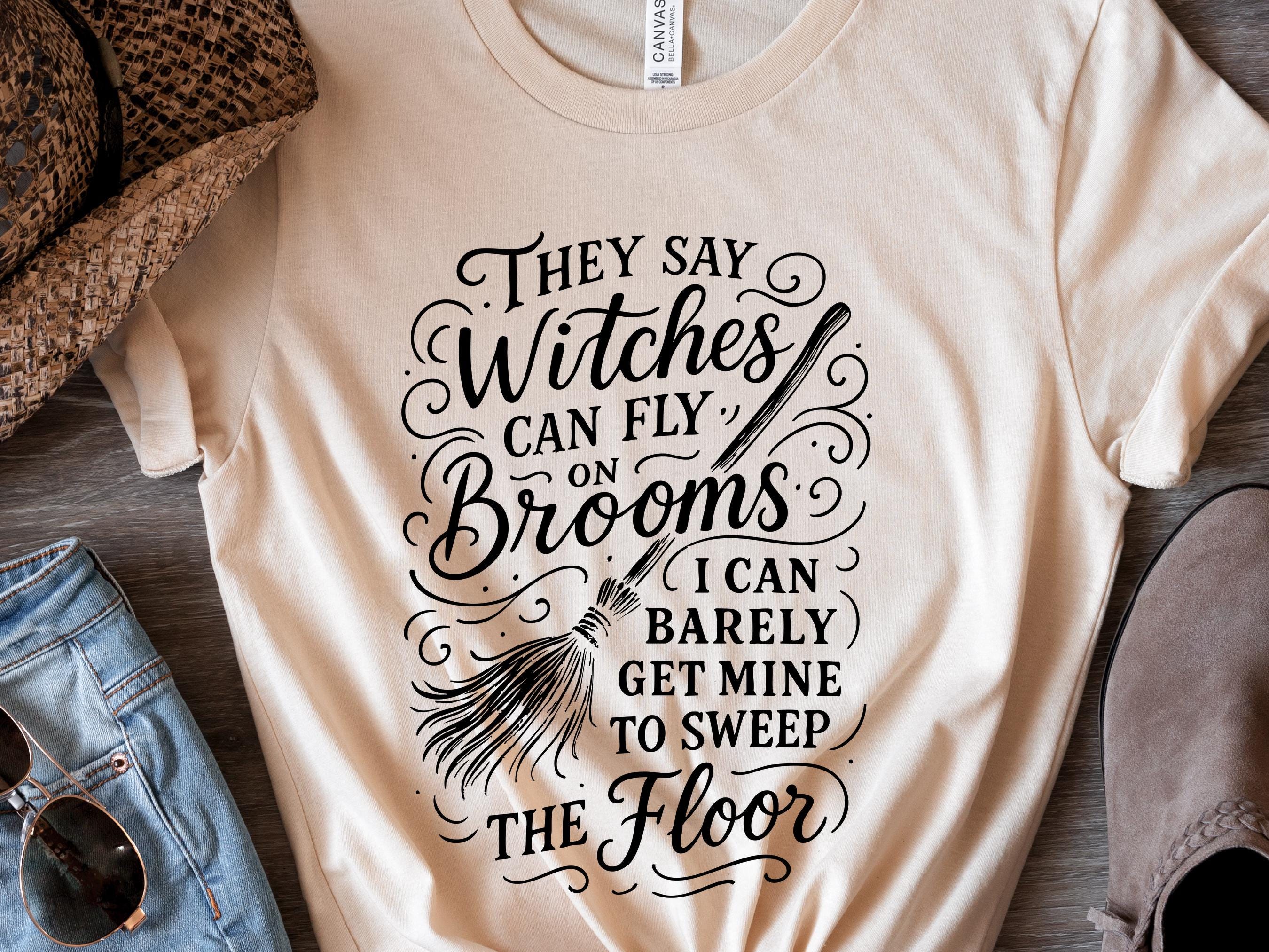 Funny Witch Shirt Women's Sarcastic Self Deprecating Humour Witchcore T-shirt Gift for Witchy Woman Gothic Halloween Alt Goth Clothing Tee - View 8
