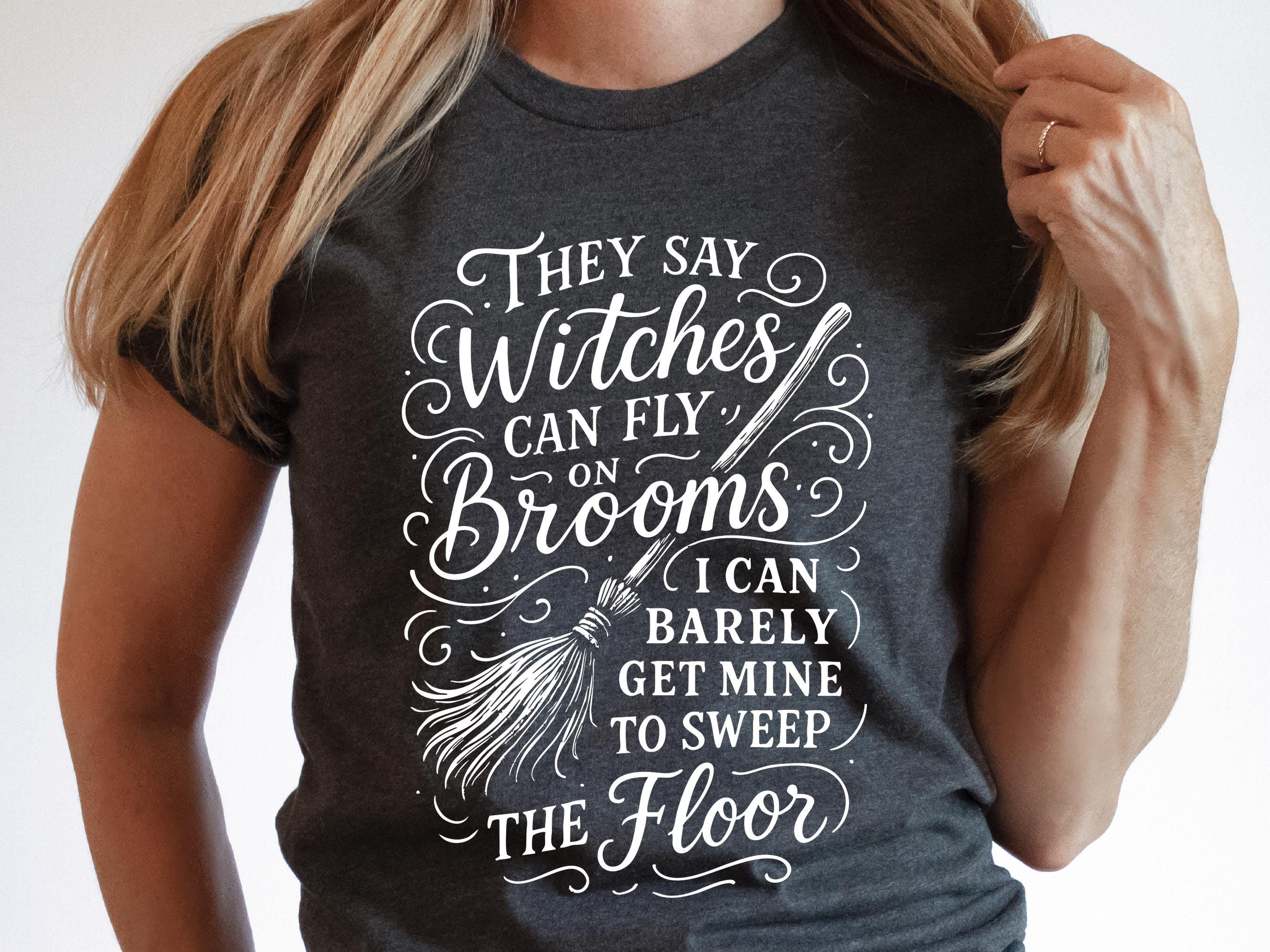 Funny Witch Shirt Women's Sarcastic Self Deprecating Humour Witchcore T-shirt Gift for Witchy Woman Gothic Halloween Alt Goth Clothing Tee - View 7