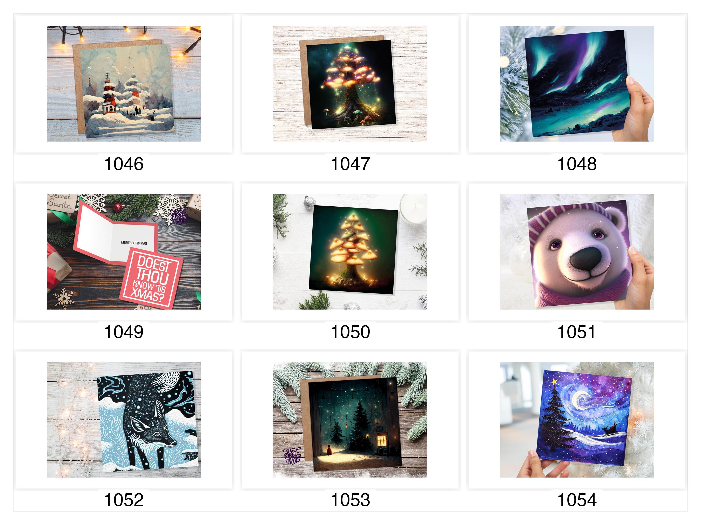 Mix & Match Christmas Cards - Choose Any 5 or 10 Cards from Shop - View 7