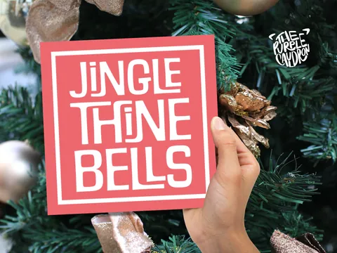 Jingle Thine Bells Medieval Xmas Card - View 4