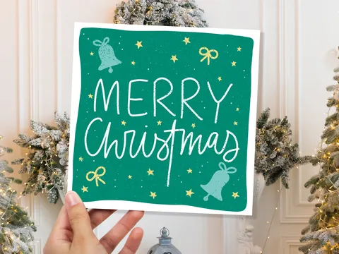 Merry Christmas Bells Card