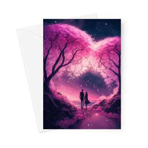 Romantic Walk Valentines Card - View 6
