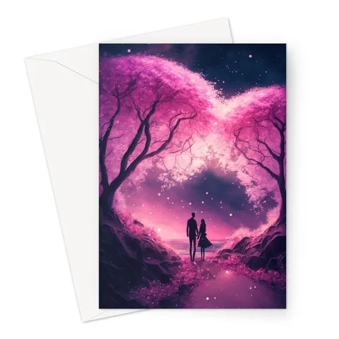 Romantic Walk Valentines Card - View 5