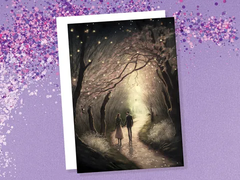 Woodland Walk Anniversary Card - View 4