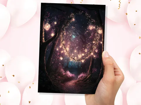 Firefly Garden Anniversary Card - View 6