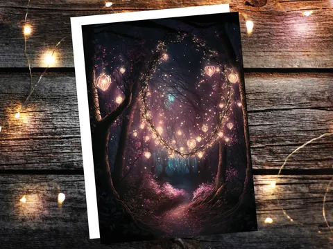 Firefly Garden Anniversary Card - View 8
