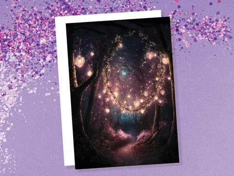 Firefly Garden Anniversary Card - View 4