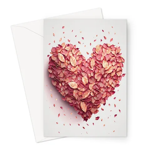 Pink Valentines Heart Card - View 2