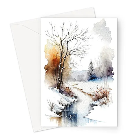 Winter Landscape Card - View 2