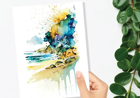 Beach Note Card - View 8