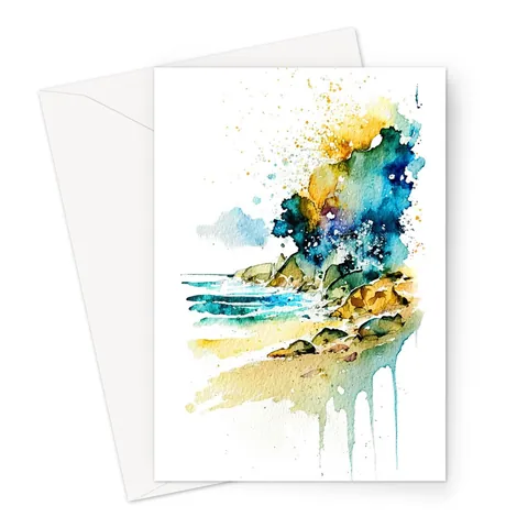 Beach Note Card - View 2