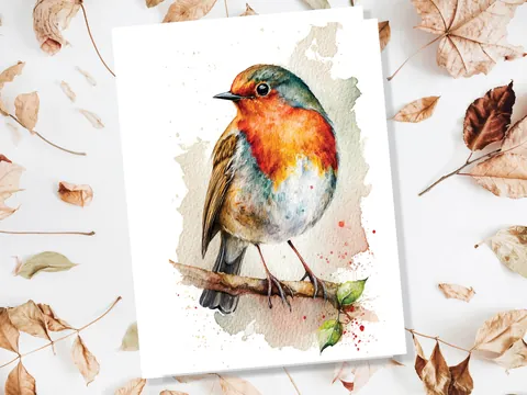 Robin Sympathy & Thinking of You Card - View 7