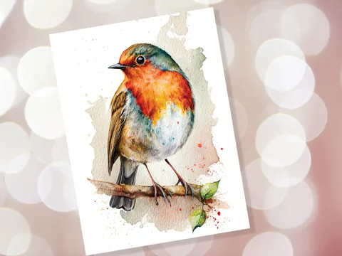 Robin Sympathy & Thinking of You Card