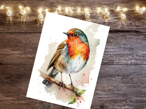 Robin Sympathy & Thinking of You Card - View 8