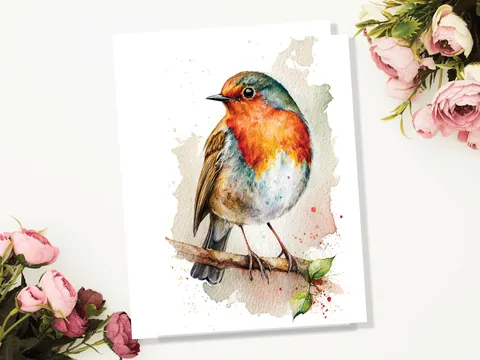 Robin Sympathy & Thinking of You Card - View 3