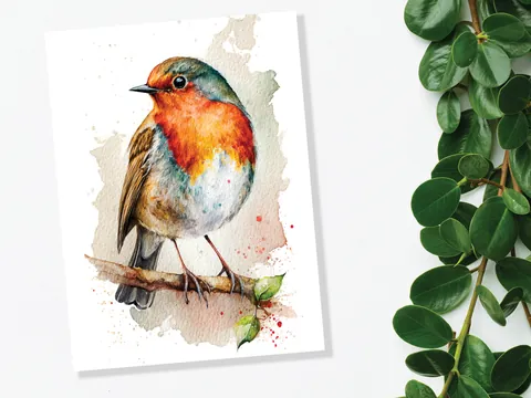 Robin Sympathy & Thinking of You Card - View 9