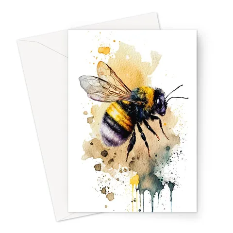 Happy Summer Bumblebee Card - View 2