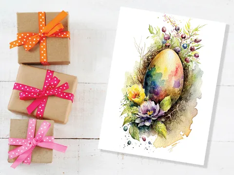 Elegant Easter Card