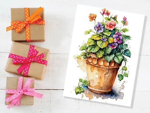 Houseplant Housewarming Card - View 4