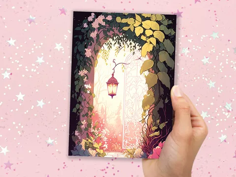 Garden Birthday Greeting Card