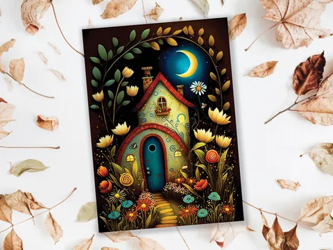 Whimsical Fairy Garden Card - View 7
