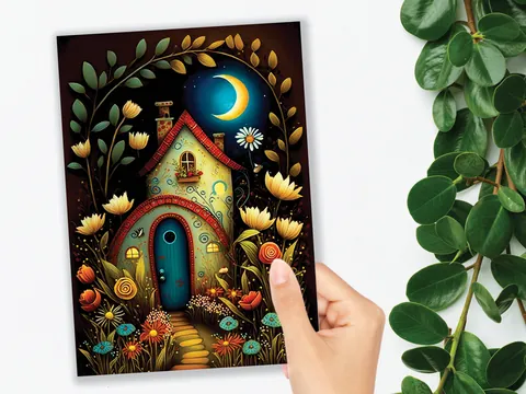 Whimsical Fairy Garden Card - View 10