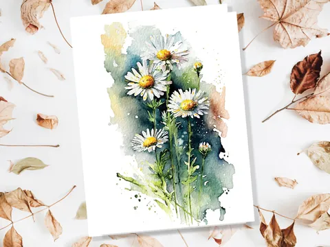 Daisy April Birth Flower Birthday Card - View 8
