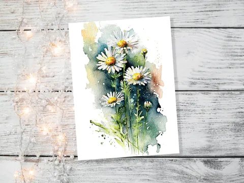 Daisy April Birth Flower Birthday Card - View 5