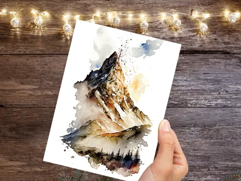 Rock Climbing Wanderlust Card
