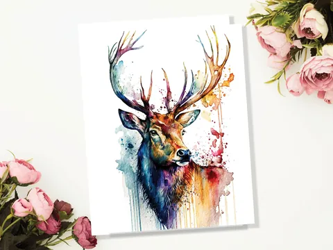 Scottish Stag Birthday & Thank You Card - View 4