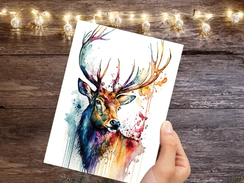 Scottish Stag Birthday & Thank You Card - View 6