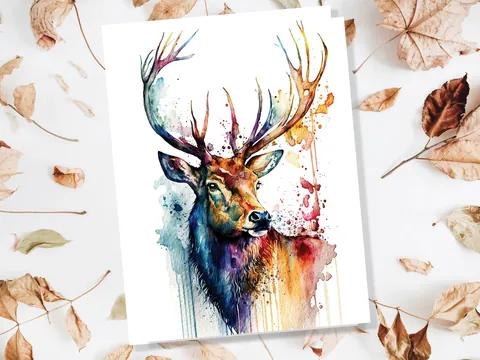Scottish Stag Birthday & Thank You Card