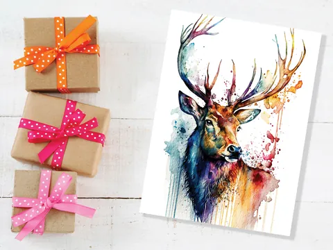 Scottish Stag Birthday & Thank You Card - View 5