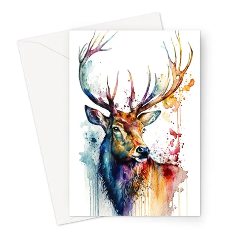 Scottish Stag Birthday & Thank You Card - View 2