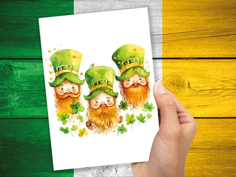 Ginger Leprechauns St Patrick's Day Card - View 9