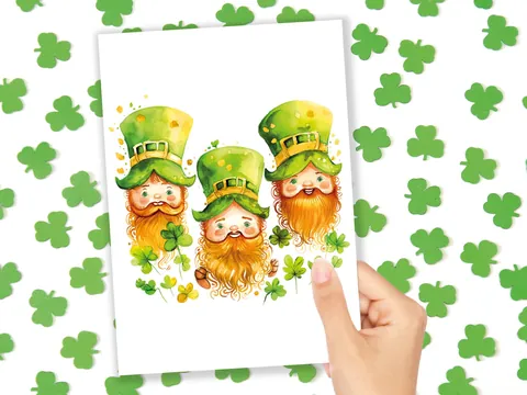 Ginger Leprechauns St Patrick's Day Card - View 10