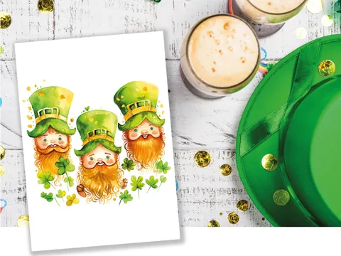 Ginger Leprechauns St Patrick's Day Card - View 8
