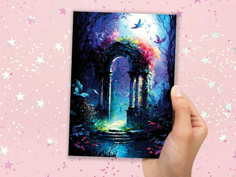 Secret Fairy Garden Greeting Card - View 4