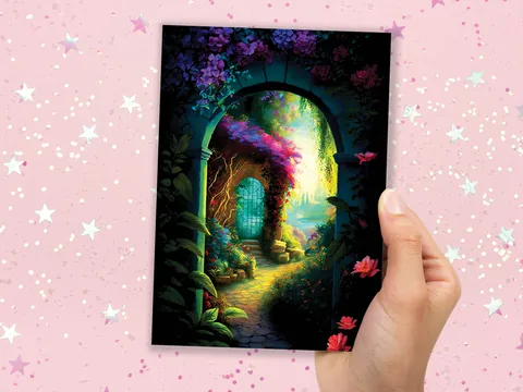 Summer Garden Thank You Card - View 5