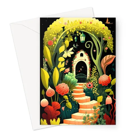 Whimsical Spring Garden Card - View 2
