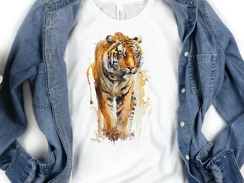 Watercolour Tiger T-Shirt