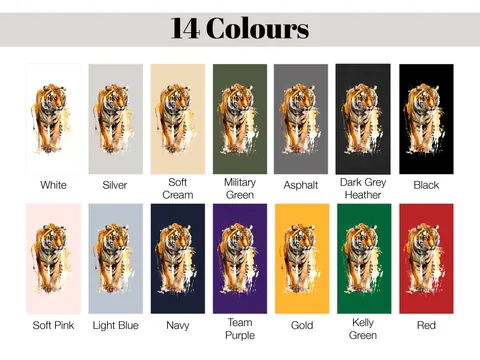 Watercolour Tiger T-Shirt - View 10