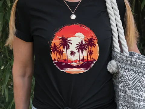 Retro Tropical Tshirt - View 5