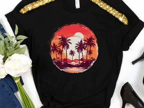 Retro Tropical Tshirt - View 2