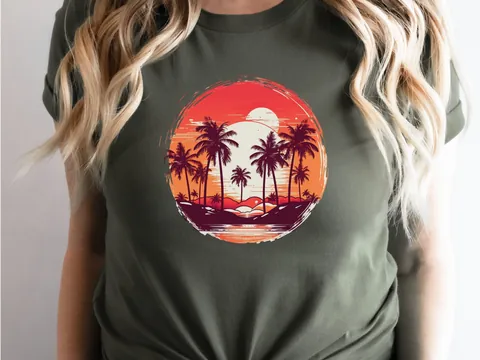 Retro Tropical Tshirt - View 4