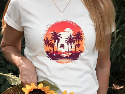 Retro Tropical Tshirt - View 7